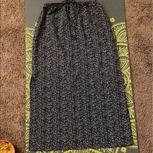 Vintage Floral Midi Skirt